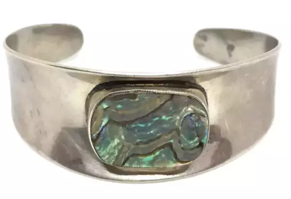 Brdr.B Brodrene Bjorklund Denmark Sterling Silver Cuff Bracelet Vintage.
