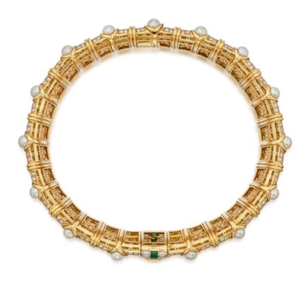 Choker necklace, top view.2 Choker necklace, top view.2