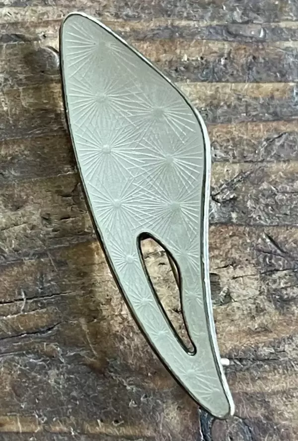 Finn Jensen Sterling Silver Enamel brooch Norwegian Norway vtg estate Finn Jensen Sterling Silver Enamel brooch Norwegian Norway vtg estate