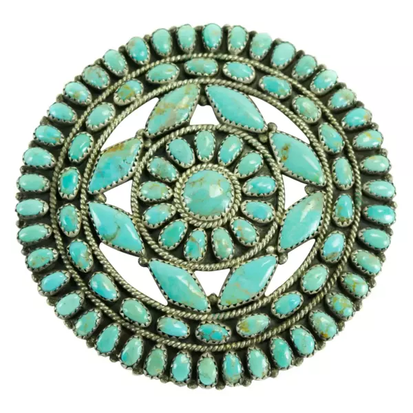 Genuine Navajo Larry Moses Begay Turquoise Pendant. Genuine Navajo Larry Moses Begay Turquoise Pendant.