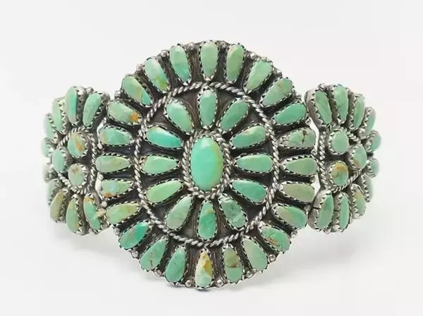 Larry Moses Begay Navajo Native American sterling silver turquoise bracelet. Larry Moses Begay Navajo Native American sterling silver turquoise bracelet.