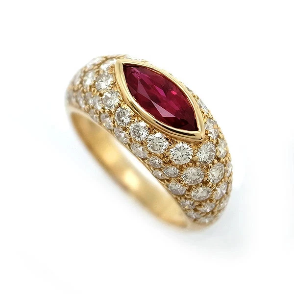 Oscar Heyman Ring Ruby Diamond Oscar Heyman Ring Ruby Diamond