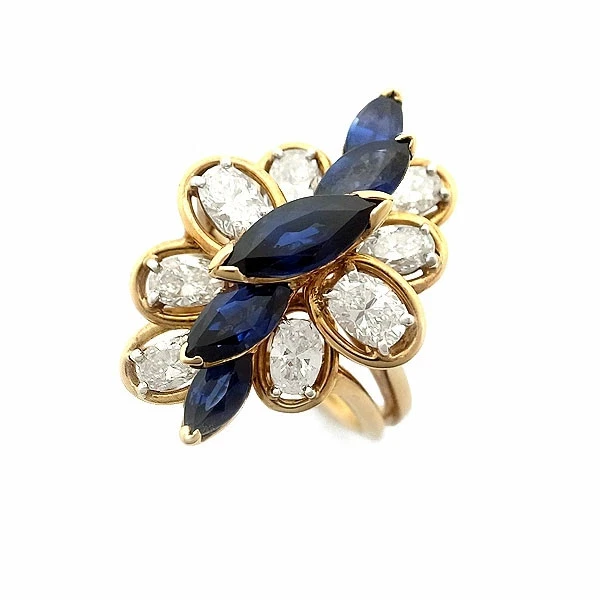 Oscar Heyman Ring Sapphire Diamond Oscar Heyman Ring Sapphire Diamond