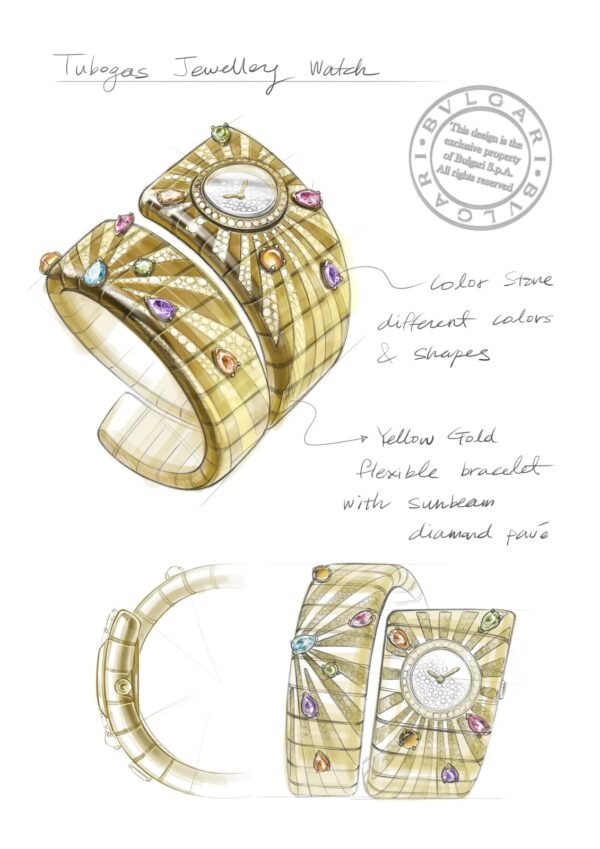 Sketch of a watch Sketch of a watch