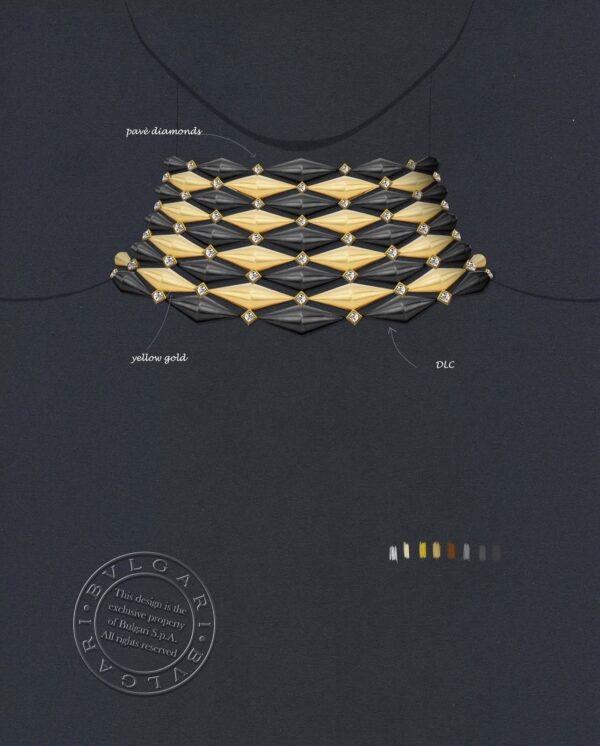 Sketch of a necklace Sketch of a necklace