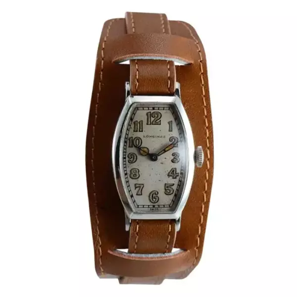 18 Karat White Gold Art Deco Watch from 1925 Handmade. 18 Karat White Gold Art Deco Watch from 1925 Handmade.