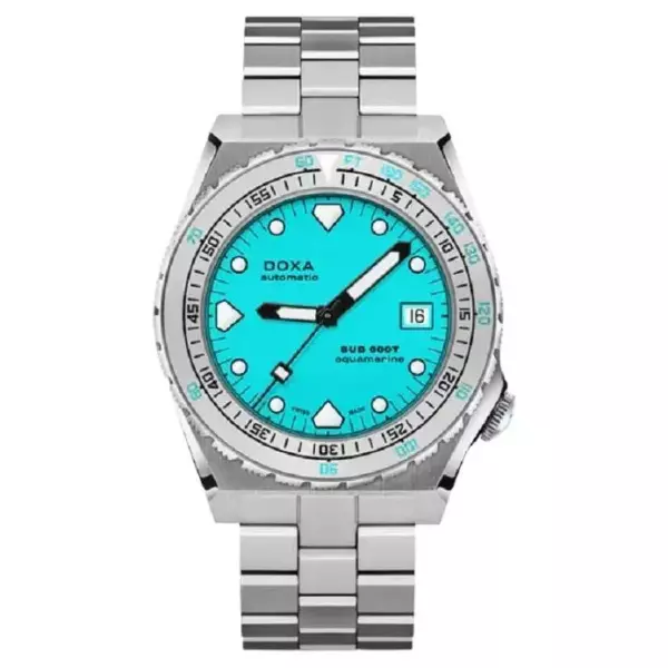 Doxa Sub 600T Aquamarine Stainless Steel Men's Watch. Doxa Sub 600T Aquamarine Stainless Steel Men's Watch.
