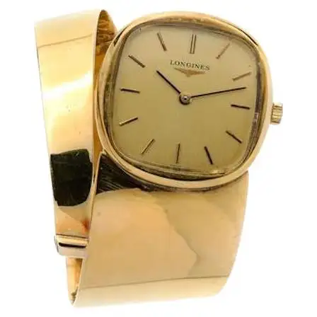 Longines Yellow Gold Watch 1970s. Longines Yellow Gold Watch 1970s.