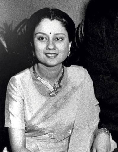 Rajmata Vijayaraje Scindia, leader of the BJP party Rajmata Vijayaraje Scindia, leader of the BJP party