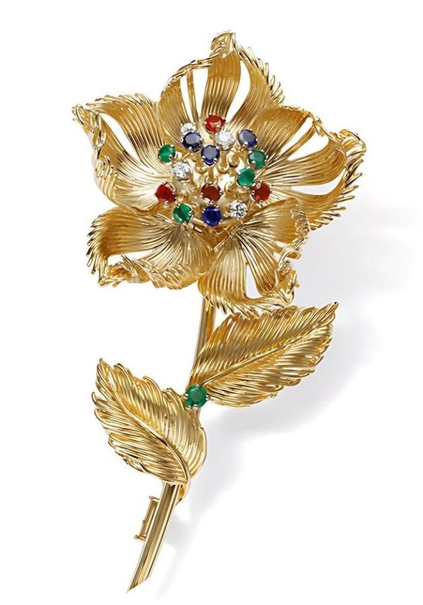 Rose Ouvrante Brooch, 1972 Rose Ouvrante Brooch, 1972