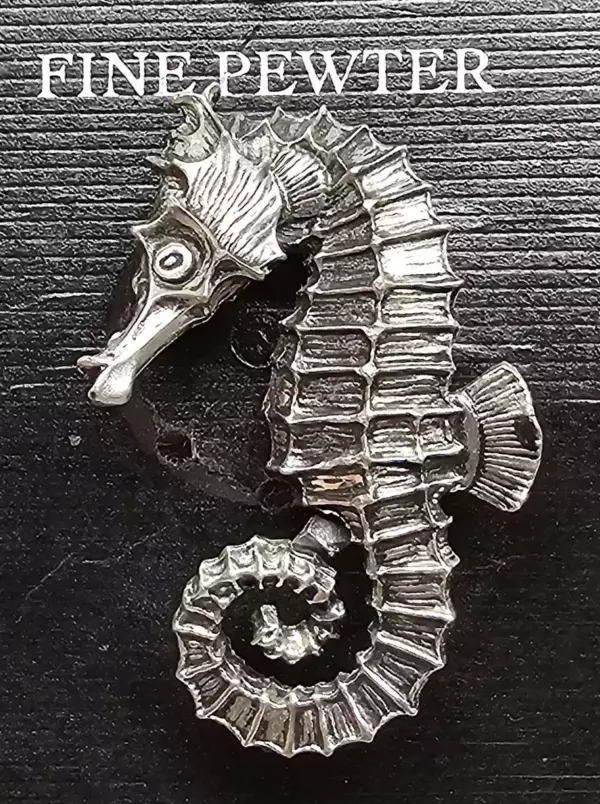 Seahorse Brooch Pin Silver Tone. Seahorse Brooch Pin Silver Tone.